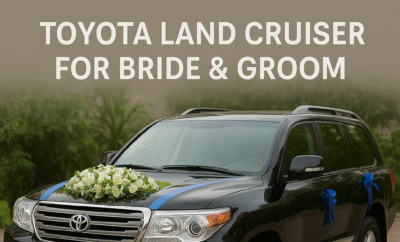 Toyota Land Cruiser Wedding Car Rental in Karachi – Luxury Bridal Car Hire