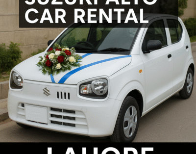 Suzuki Alto Car Rental Lahore | Airport, DHA, Bahria Town & VIP Chauffeur Service