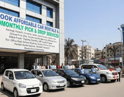 Rent a Car in Korangi Karachi – Alto, Cultus, Corolla, Civic & Land Cruiser Rentals