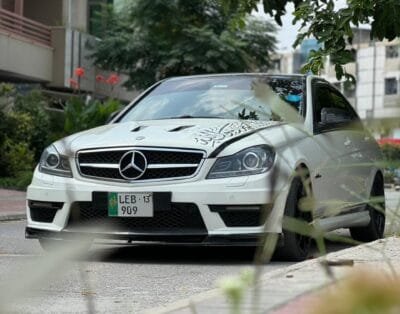 Mercedes C63 for Rent in Islamabad with Driver