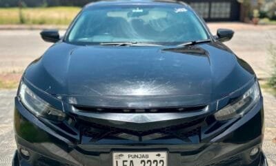Honda Civic 2018 for Rent in Bahria Town – Premium Black Sedan Car Rental